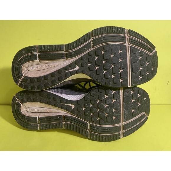 womens nike air zoom pegasus 33 women SZ 6 #831356-002 Gray/black - Picture 5 of 5